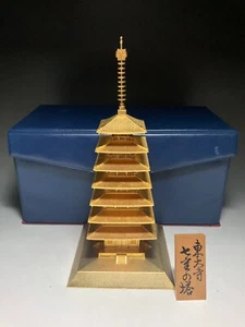 Japanese Japan,Jcultural heritage Buddhist temple 7-storied pagoda stupa Todaiji - Picture 1 of 14