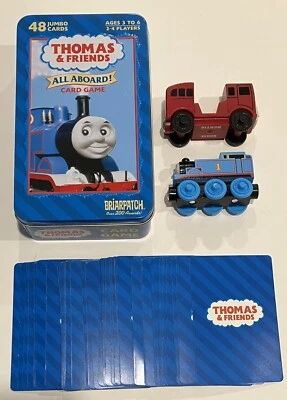 Thomas & Friends All Aboard Memory Card Game Briarpatch W/ Bonus Thomas & Bertie - Image 1 of 4