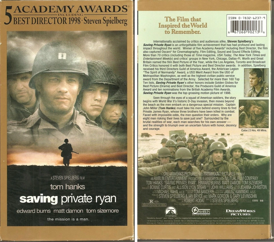 Saving Private Ryan [VHS] - Image 1 of 1