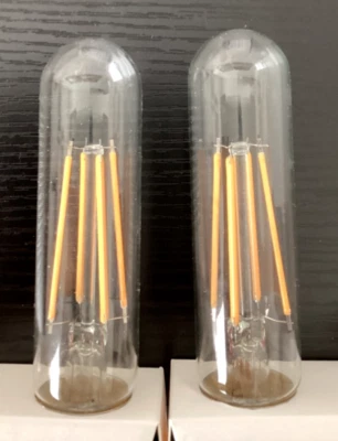 4 LED Vintage Style Light Bulbs T10 40W Clear Medium Base - Image 1 of 4