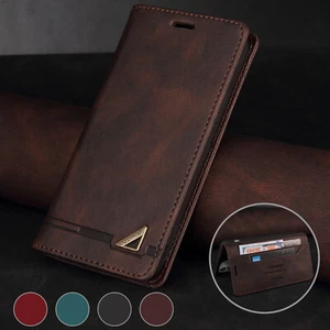For Samsung Galaxy S23+ Ultra Retro Flip Leather Wallet Card Stand Case Cover - Picture 1 of 16