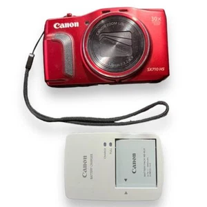 Canon PowerShot SX710 HS 20.3MP Compact Digital Camera Red English Language #333 - Picture 1 of 14