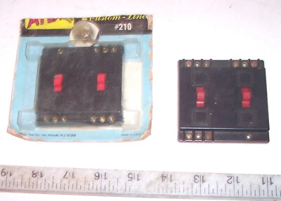 2 X Atlas HO N Z Custom-Line 210 Double Pole Throw Switches for Reversing Loops - Image 1 of 4