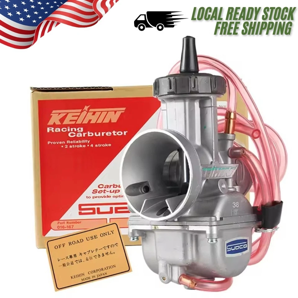 New PWK 38mm PWK 38 Air Striker Carburetor for Yamaha YZ125 YZ250 CR250 CR500 - Image 1 of 4