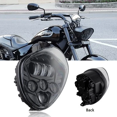 For Victory Vegas 8-Ball LED Headlight 6000K White Hi/Lo Beam DRL Plug-N-Play - Image 1 of 4