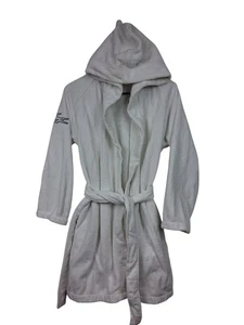 Men's Lacoste White Terry Alligator House Coat Robe Men's OS - Picture 1 of 6