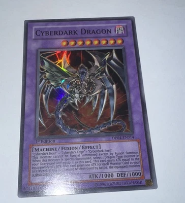 Yugioh Cyberdark Dragon DP04-EN014 Super Rare 1st Edition (NM) - Image 1 of 2