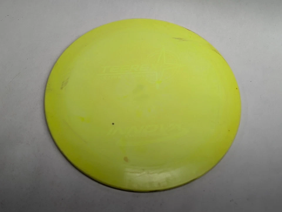 Innova Star TeeRex Disc Golf Distance Driver 176g Yellow Old Run Penned PFN - Image 1 of 4