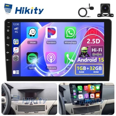 9" CarPlay Android 15 Radio GPS NAVI WIFI BT RDS FM Für Opel Astra H 2004 -2010 - Bild 1 von 4