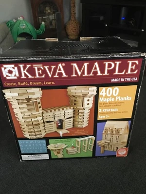 KEVA Maple 400 Plank Set MindWare Create, Build, Dream, Learn! Engineer to Art - Image 1 of 4