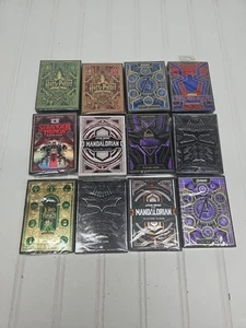 Juegos de 11 cartas de superhéroe y series de televisión Theory nuevos 12 paquetes - Imagen 1 de 5