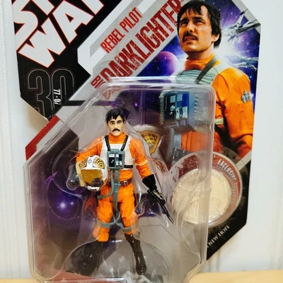 Star Wars: A New Hope - Rebel Pilot BIGGS DARKLIGHTER #14 с коллекционной монетой! - Изображение 1 из 4