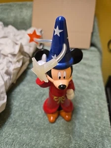 Mickey Mouse Disney Parks Spinner Toy Light Up Sorcerer Apprentice Spins WORKS - Picture 1 of 2