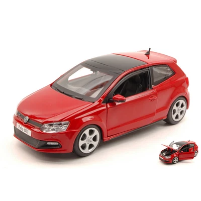 VOLKSWAGEN POLO GTI M5 2009 RED 1:24 Burago Auto Stradali Modellino Nuovo - Immagine 1 di 3