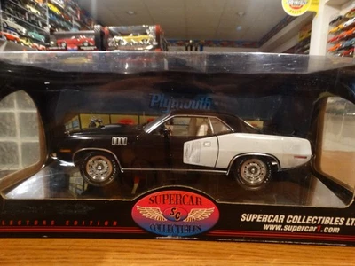 Supercoche Collectibles Highway 61 1971 Barracuda 440 negro escala 1:18 diecast Foto 1 de 4