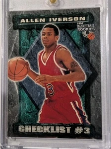 ALLEN IVERSON - NBA HOF - 1997 SCORE BOARD - CHECKLIST # 3 - CARD # 88 - 76ERS - Bild 1 von 2