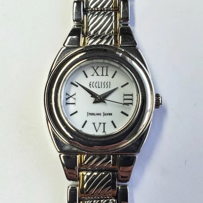 Ladies Ecclissi Sterling Silver 33035 Watch - Reversible Band - Image 1 of 4