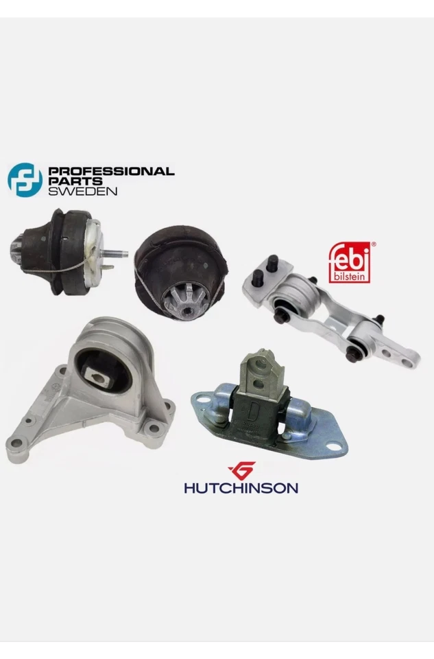 Engine Motor Mount Kit 5pcs ProParts Febi Hutchinson for Volvo S60 S80 V70 XC70 - Image 1 of 1