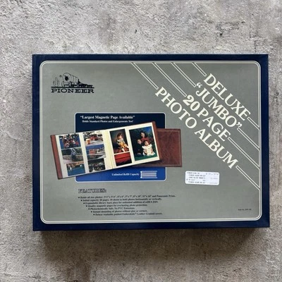 Álbum de fotos expandible de 20 páginas Pioneer Deluxe Jumbo 1998 vintage (arañazos)  Foto 1 de 3