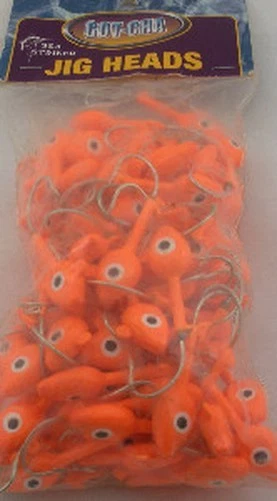 Sea Striker BSWG12100-8 Got-Cha Orange 1/2 Oz. Jigkopf 100 Stück - Bild 1 von 1