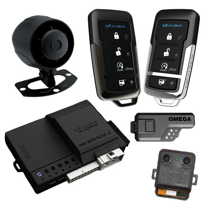 EXCALIBUR ALARMS AL-1670-B DELUXE 1-WAY VEHICLE SECURITY & REMOTE START SYSTEM - Image 1 of 1