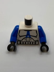 Lego Star Wars Clone Trooper with Blue 501st Legion Markings Pattern Torso A21 - Picture 1 of 1