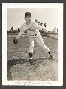 Harry Perkowski  REDS  SIGNED  3-3/4 x 5  AUTOGRAPH STAFF PHOTO AUTO COA #1 - Picture 1 of 1