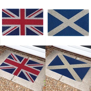 Union Jack Flagge Fußmatte | Britisch Schottland Flagge Fußmatte 60x40cm - Bild 1 von 8