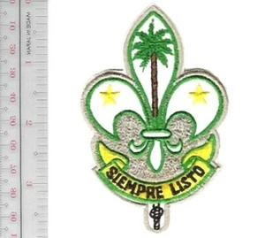 Boy Scouts Cubano Nino Explorador Parche Nacional Siempre Listo Parche vel ganchos - Imagen 1 de 1