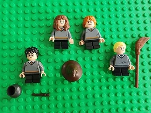 Lego Harry Potter Ron Hermine Draco kurze Beine Minifiguren Menge 4 - Bild 1 von 6