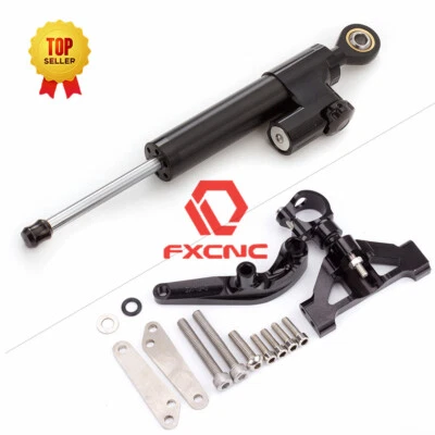 Kit de soporte lineal estabilizador amortiguador de dirección US Fit Kawasaki ZX14R 06-16 ambos Foto 1 de 4