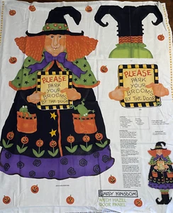 DAISY KINGDOM #1680 Witch Hazel Halloween Door Panel CUT AND SEW 35" X 44" - Picture 1 of 5