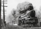  Pennsylvania Railroad T-1 photo Sharknose  5545 Train Steam  1940s Art Deco PRR