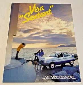 Brochure de vente CITROEN VISA Sextant Série Limitée - Février 1980 - Bel Etat. - Picture 1 of 3
