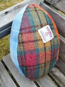 HARRIS TWEED Rugby Ball Kissen verschiedene Farben KOSTENLOSER UK-VERSAND - Bild 1 von 20