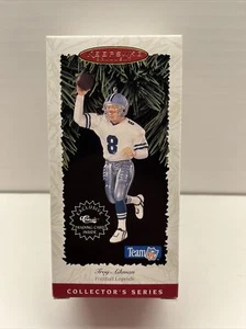 1996 Troy Aikman Keepsake Holiday Ornament With Card - Picture 1 of 4