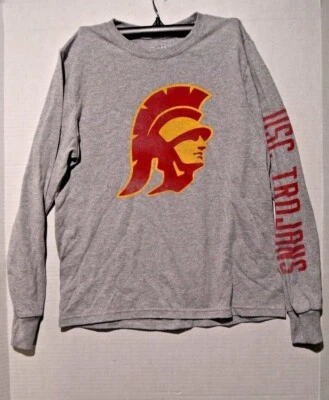 Youth Boys Heathered Gray USC Trojans Long Sleeve New with Tags - Image 1 of 4