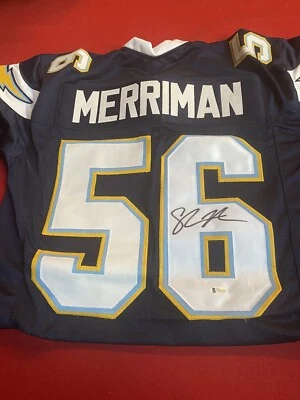 Shawne Merriman Signed San Diego Chargers Jersey (Beckett Hologram)  - Image 1 of 4