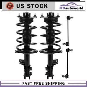 Front Struts w/Coil Springs Assembly + Sway Bars Kit for 2010 - 2013 Kia Forte - Picture 1 of 7