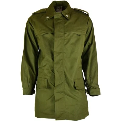 Original Italian army olive green parka military jacket BDU surplus issue coat - Image 1 of 4