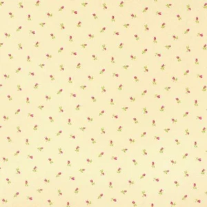 Smita Tapete Fiorellini 54715 kleine Blumen Blüten beige rot Vinyltapete Vinyl - Bild 1 von 1