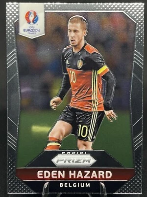 EDEN HAZARD 2016 Panini Prizm UEFA Euro Soccer #22 Belgium Card - Image 1 of 2