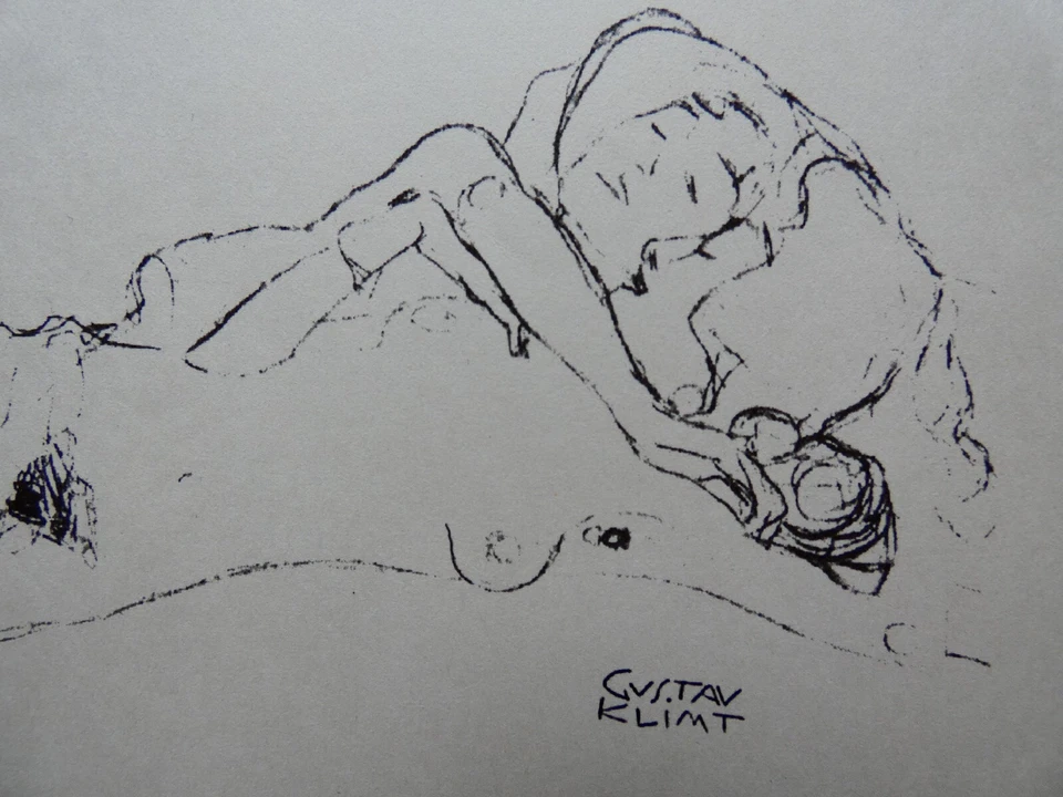 Gustav Klimt - Akt, 1910 - Bild 1 von 4