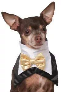 Chaleco Moño Grande Esmoquin - XLarge Perro Mascota Disfraz Bandana Rubies Tienda de Mascotas - Imagen 1 de 2