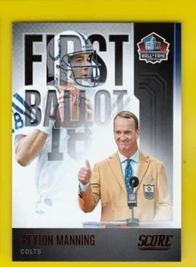 2022 SCORE FIRST BALLOT FB-PM PEYTON MANNING RED FOIL COLTS & BRONCOS SB QB - Picture 1 of 1