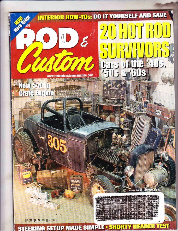 ROD & CUSTOM MAGAZINE-------JULY 2001 - Image 1 of 1
