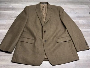 Blazer cappotto sportivo uomo tweed Lauren Ralph Lauren due bottoni lana marrone taglia 46R - Foto 1 di 11