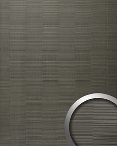 WallFace 24960 NOTCH Smoke PF revestimiento de pared 3D seda mate gris 2,6 m2 - Imagen 1 de 3