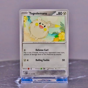 Togedemaru | 151/197 | Common | Steel | Holo | Pokemon | Obsidian Flames - Picture 1 of 2