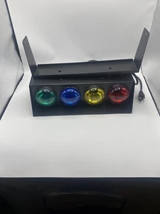 Eliminator Dj Light Model E137 4 Bulb With Bracket READ DESCRIPTION - Picture 1 of 2